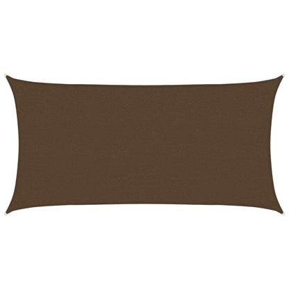 Vidaxl Toldo De Vela Hdpe Marrón 160 G/m² 2x4 M_0