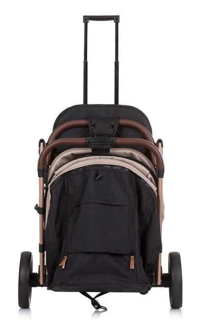 Silla De Paseo Compacta Hasta 22 Kilos Combo Golden Beige_4