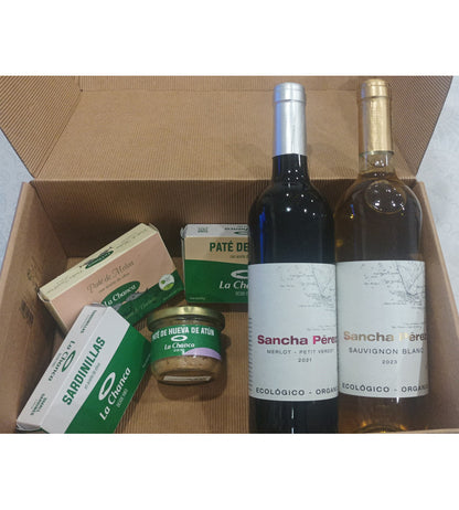Estuche Patés Del Mar Y Vinos Ecoógicos De Conil_0