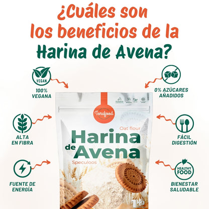 Harina De Avena Sabor Speculoos 1kg Torafood_2