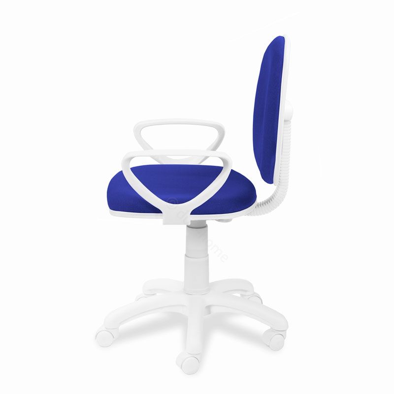 Silla De Escritorio Dolphin Tejido, Azul, 47 X 89-98 X 42cm_3