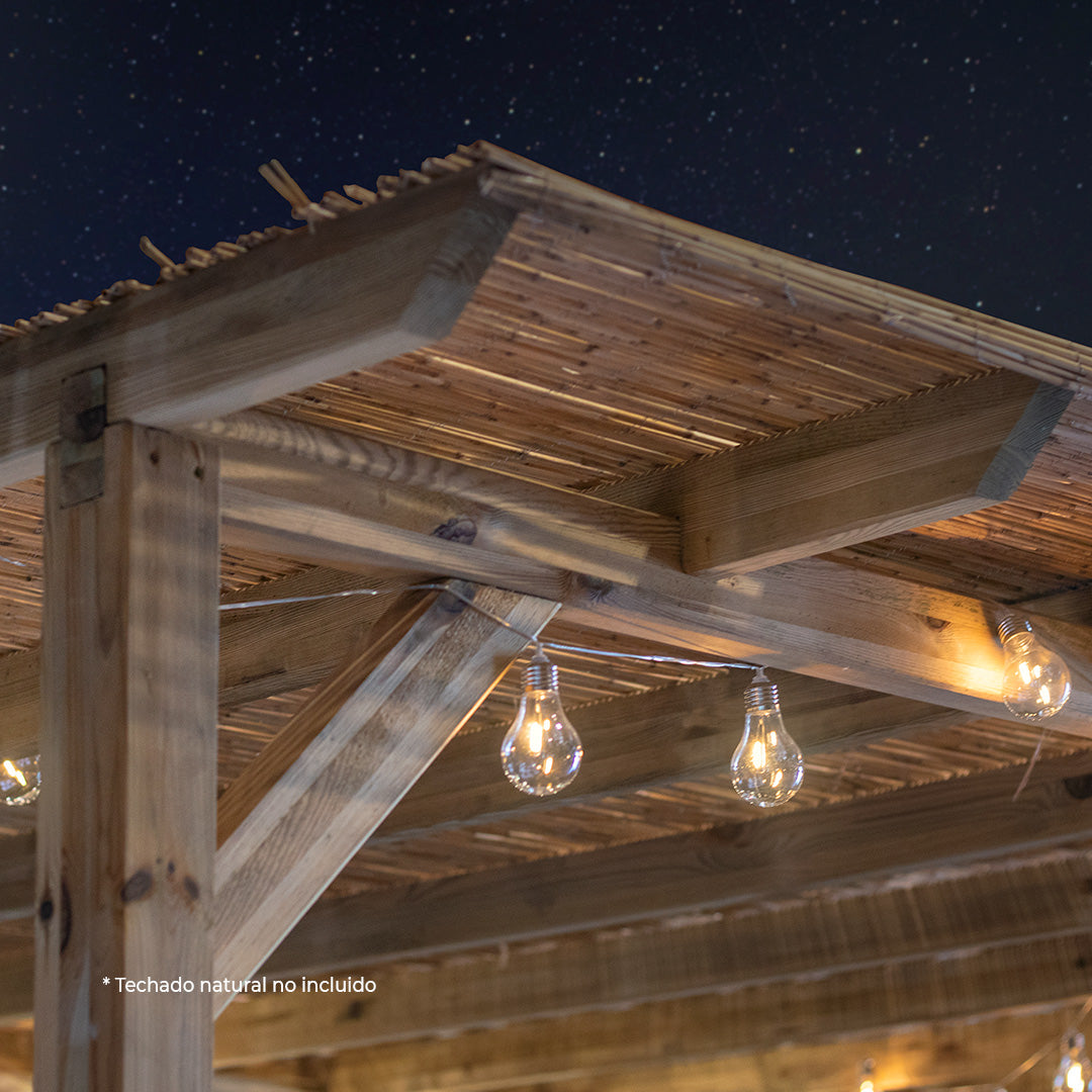 Kit Pérgola 7x7 - Versatilidad Y Estilo Para Tu Espacio Exterior 56 M / Multicolor_2