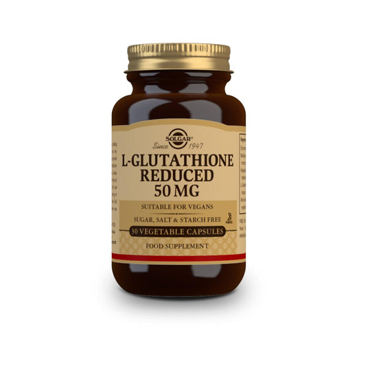L-Glutationa, 30 cápsulas vegetais de 50 mg