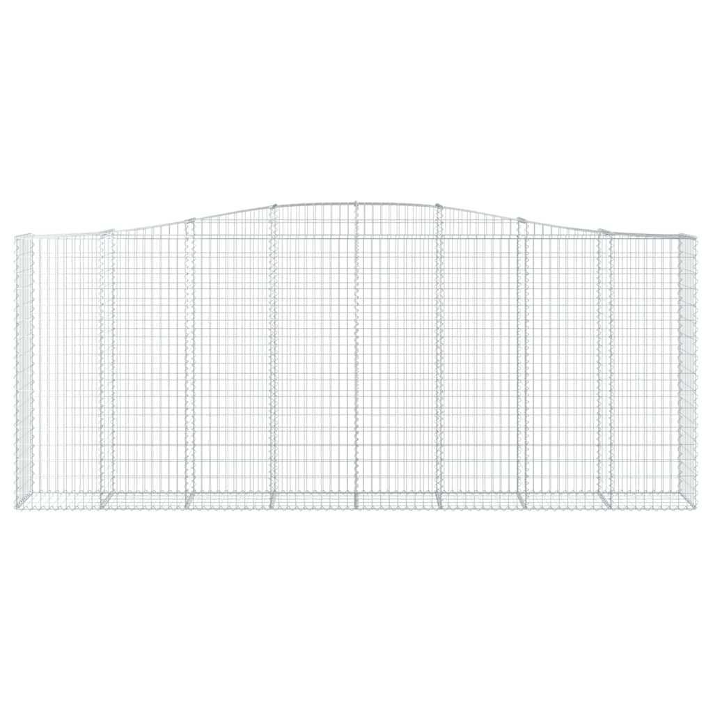 Cestas De Gaviones 3 Uds Forma De Arco Hierro 400x50x160/180 Cm_3