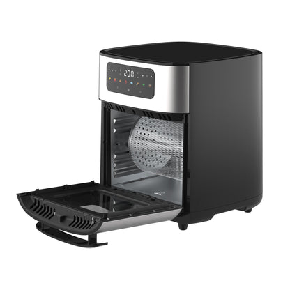 Freidora De Aire 10l Masterpro Rocket 1000 Con Ventana, Led Táctil Y 9 Programas_0