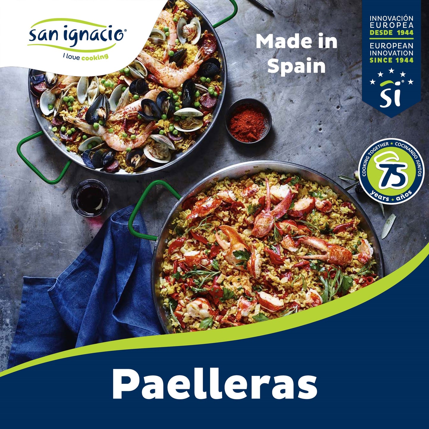 Paellera Acero Esmaltado 38 Cm Utiel_1