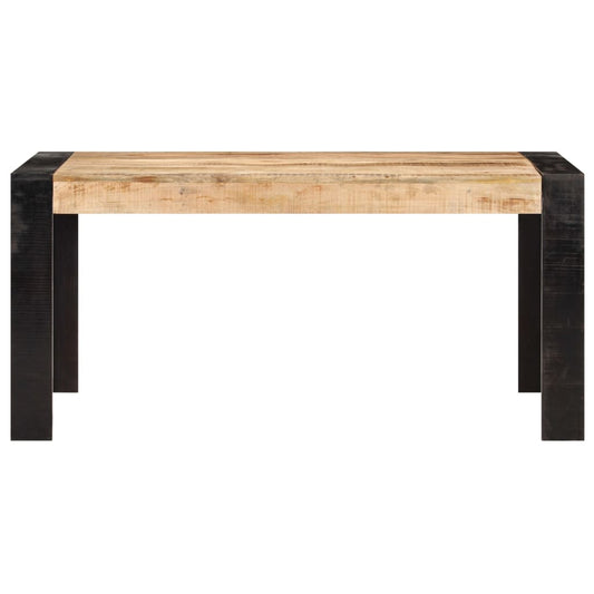 Mesa De Comedor De Madera Maciza De Mango 160x80x76 Cm_0