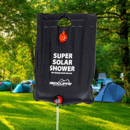 Well Home Bolsa De Ducha De Camping Con Rociador De 15 Litros En Color Negro_3
