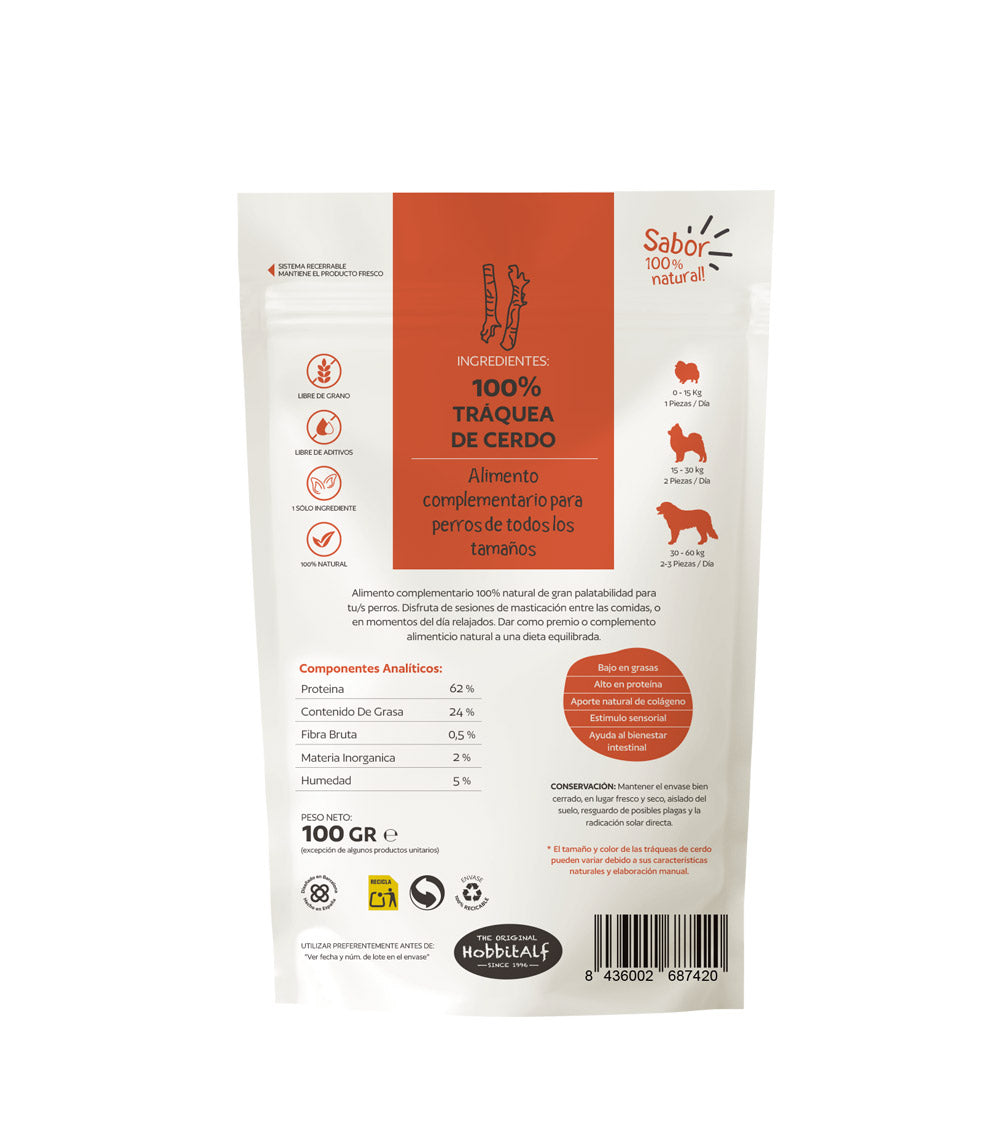 Traqueia de Porco Hobbitalf 100 g