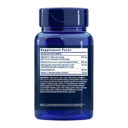 Cognitex Elite Versão UE, Life Extension 60 comprimidos