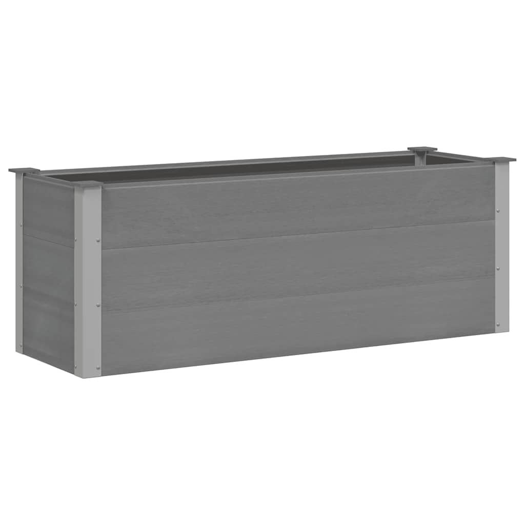 Arriate De Wpc Gris 150x50x54 Cm_0