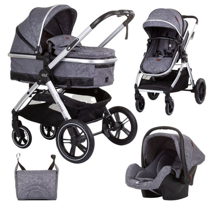 Carrito De Bebé Trío Convertible Aspen Hasta 22 Kg Graphite_0
