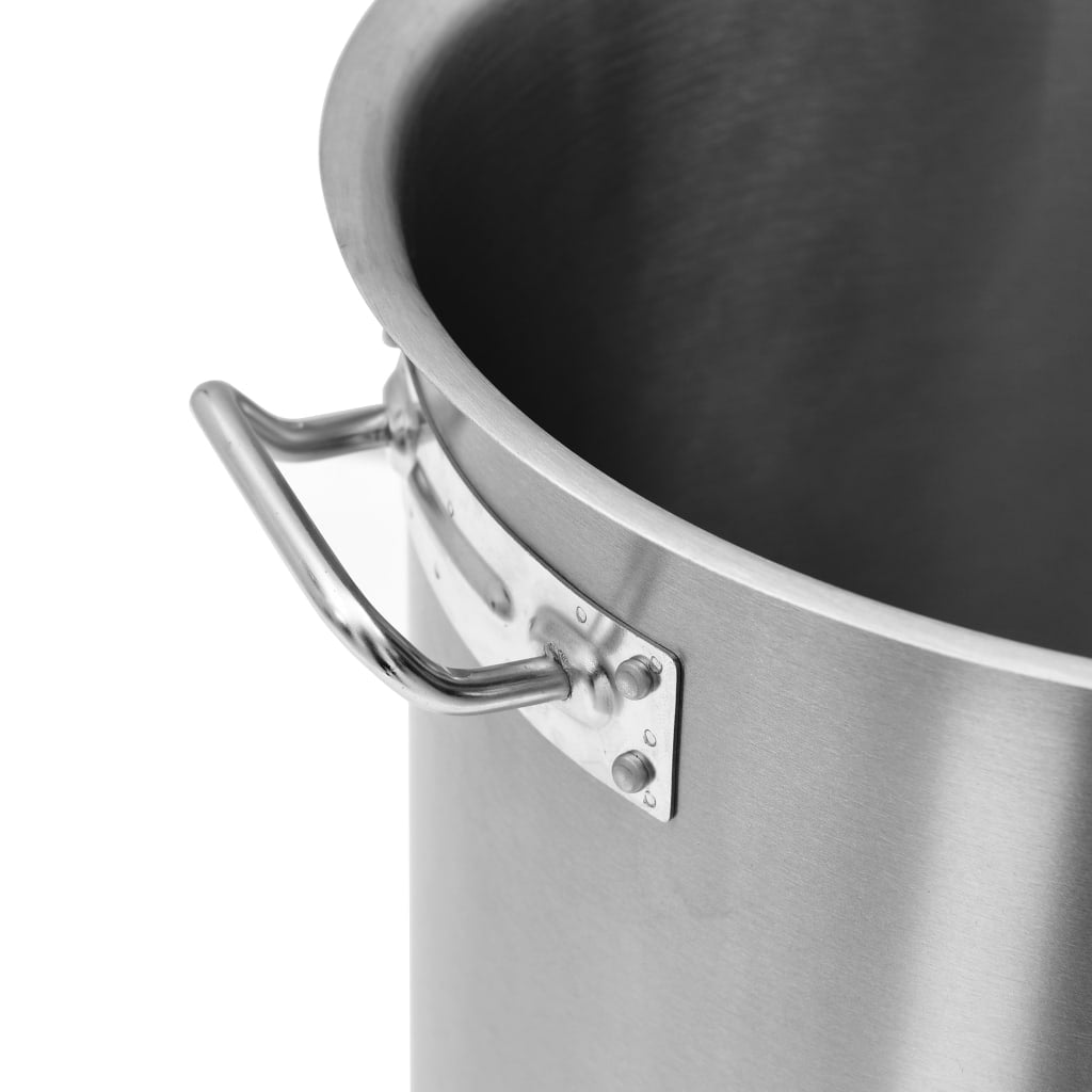 Vidaxl Cacerola De Acero Inoxidable 26 L 32x32 Cm_4