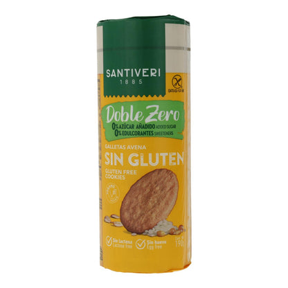 Bolachas sem glúten Double Zero Santiveri 190 g