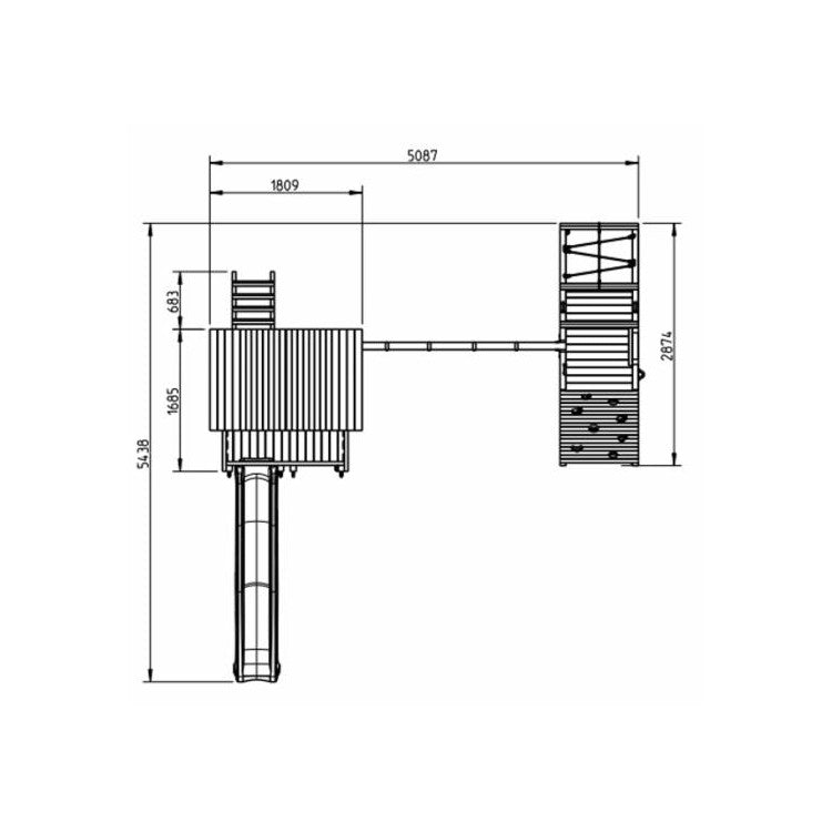 Parque Infantil Masgames Pagoda Xl Con Challenger._4