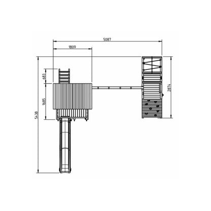 Parque Infantil Masgames Pagoda Xl Con Challenger._4