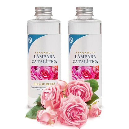 Pack Ahorro 2x Fragancia Para Lámpara Catalítica 500ml: Aroma Bed Of Roses - Disfruta De Tu Aroma Favorito Más Tiempo_0