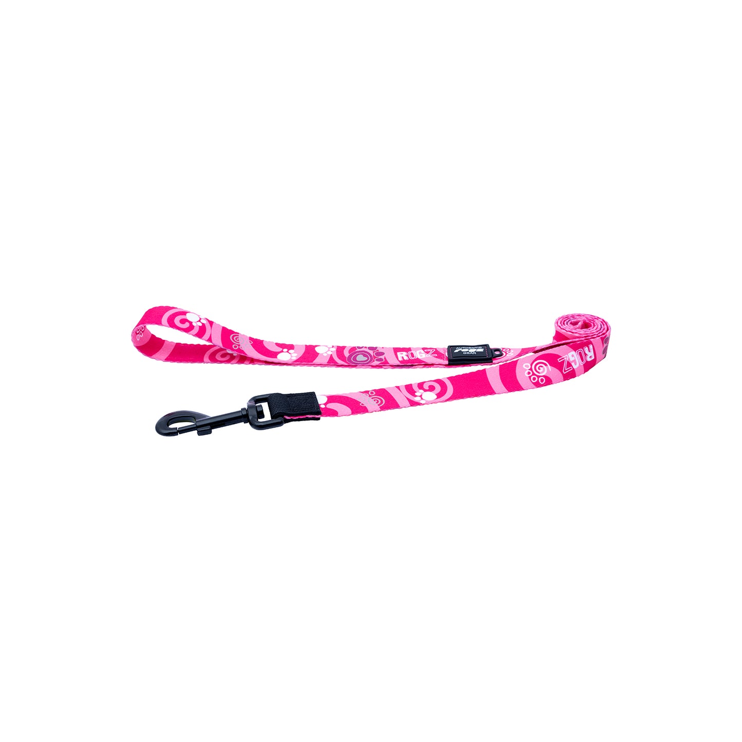 Correa Para Perro, Modelo Fusion De Rogz, Estampado Huellas Rosas. Talla L (21-40kg)_3