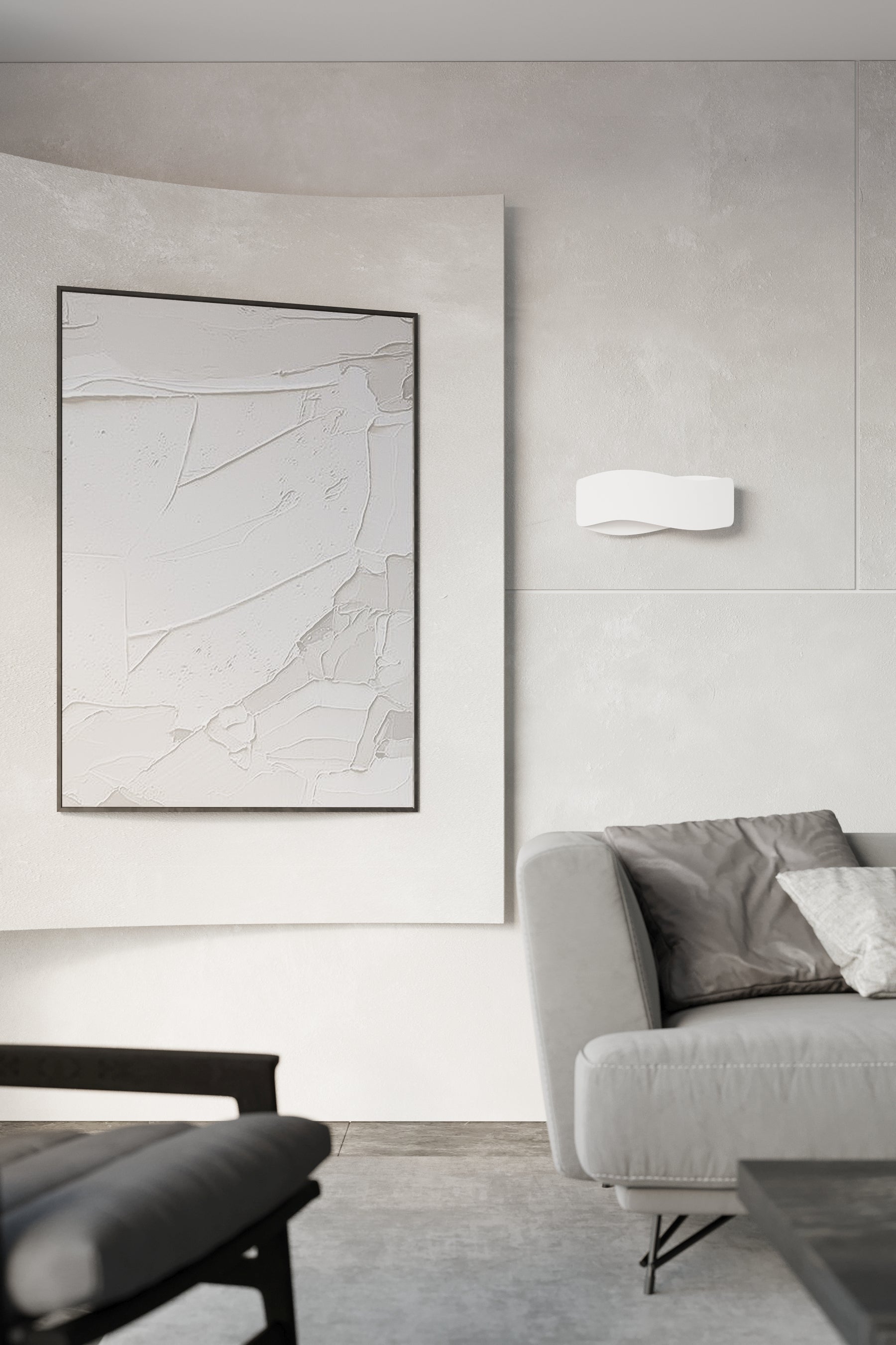 Aplique De Pared Tila 40 Blanco, G9_4