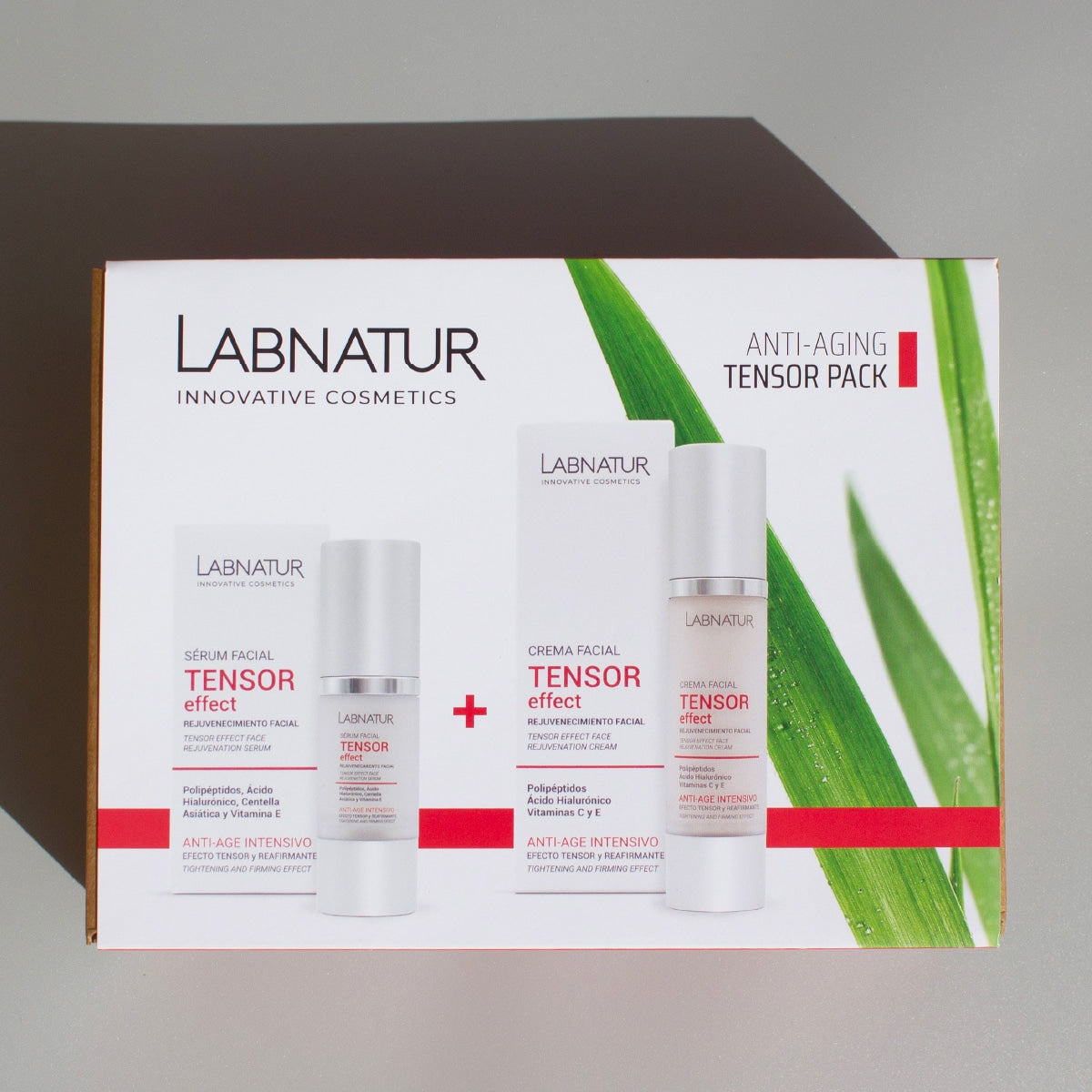 Labnatur Pack Antiaging Tensor Effect | Lifting Inmediato | Crema Y Sérum Antiarrugas | Natural Vegano_2