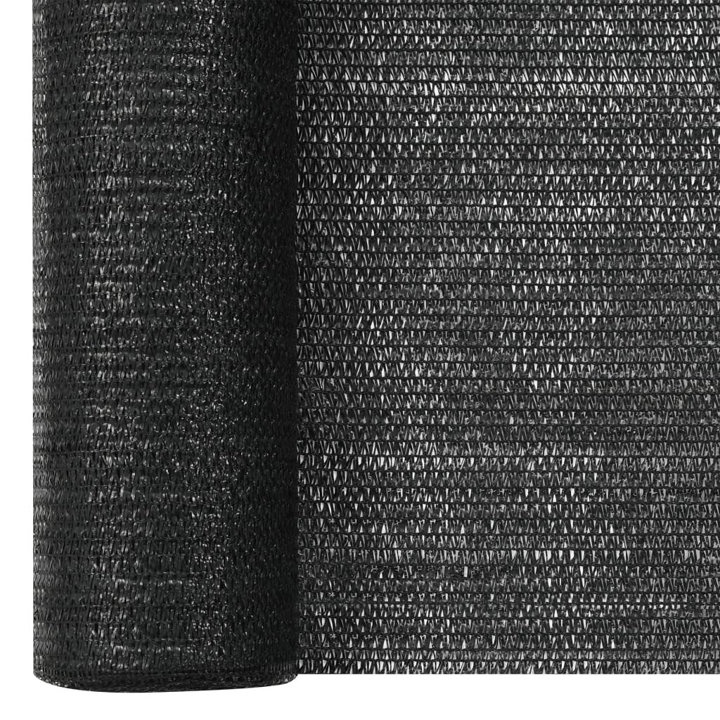 Vidaxl Red De Privacidad Hdpe Negro 1,2x10 M 75 G/m²_2