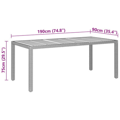 Vidaxl Juego De Comedor De Jardín 9 Piezas Ratán Sintético Negro_2