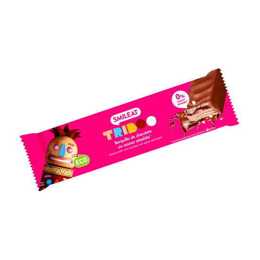 Barra de bolacha com cobertura de chocolate Smileat ECO 40g