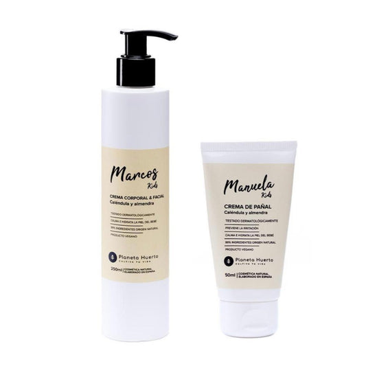 Pack Hidratante Infantil Planeta Huerto Creme para Fraldas + Hidratante