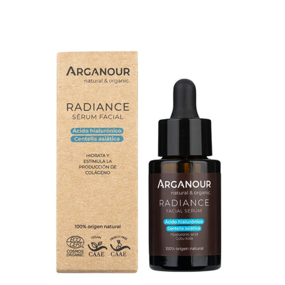 Sérum Facial Radiance Ácido Hialurónico e Centelha Asiática 30ml Arganour