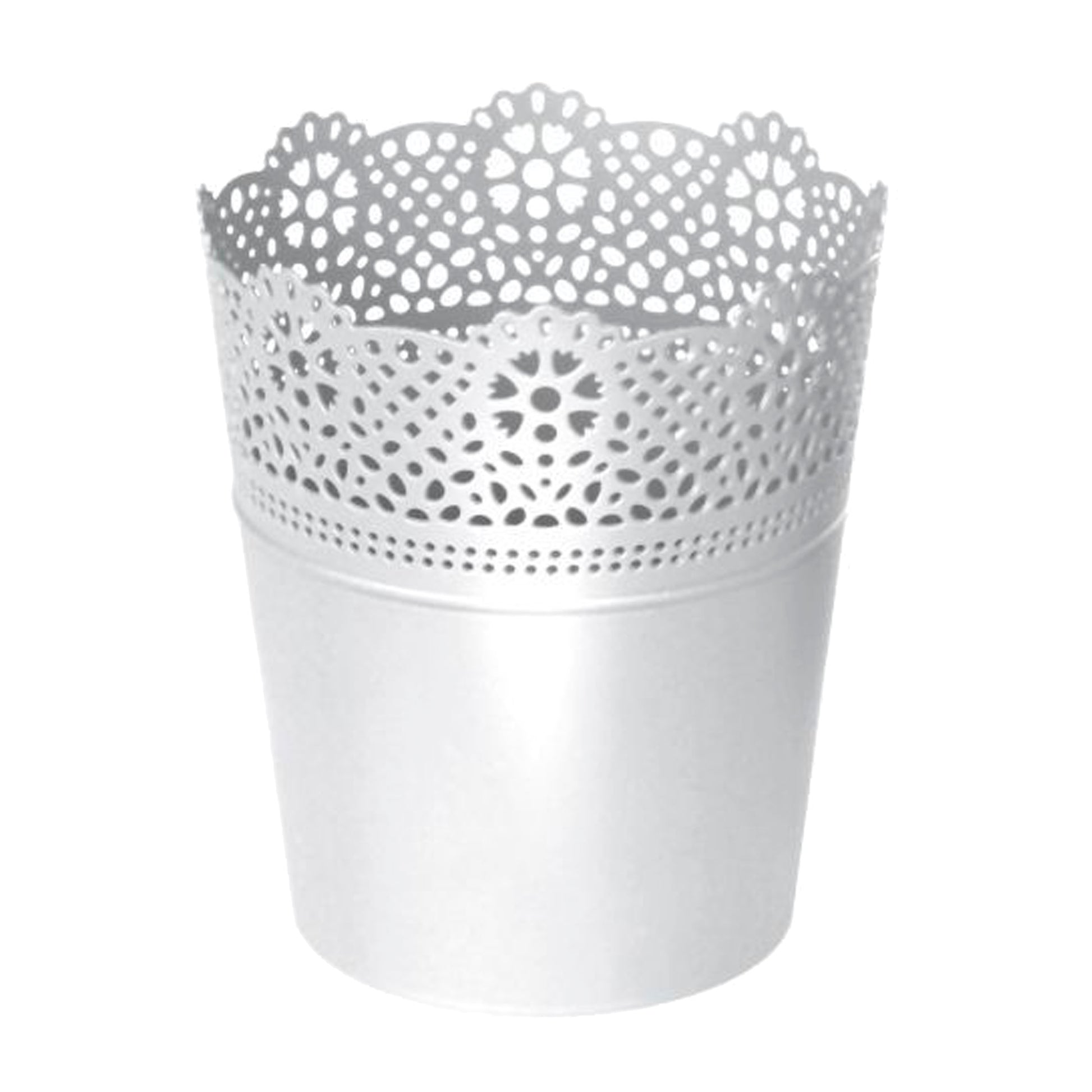 Maceta Lace , Dimensiones (mm) 135x135x155, Color Blanco_0