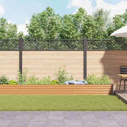 Arriate Elevado Marrón Claro 582 X 50 X 36 Cm Acero Galvanizado_3