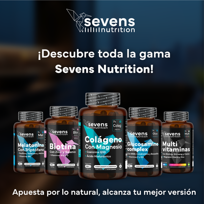 Colágeno Marino Con Magnesio + Glucosamina Condroitina Msm 6en1. Sevens Nutrition. Cuidado Articular, Óseo Y Cutáneo_5