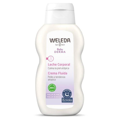 Leite Corporal Weleda White Mallow, 200ml