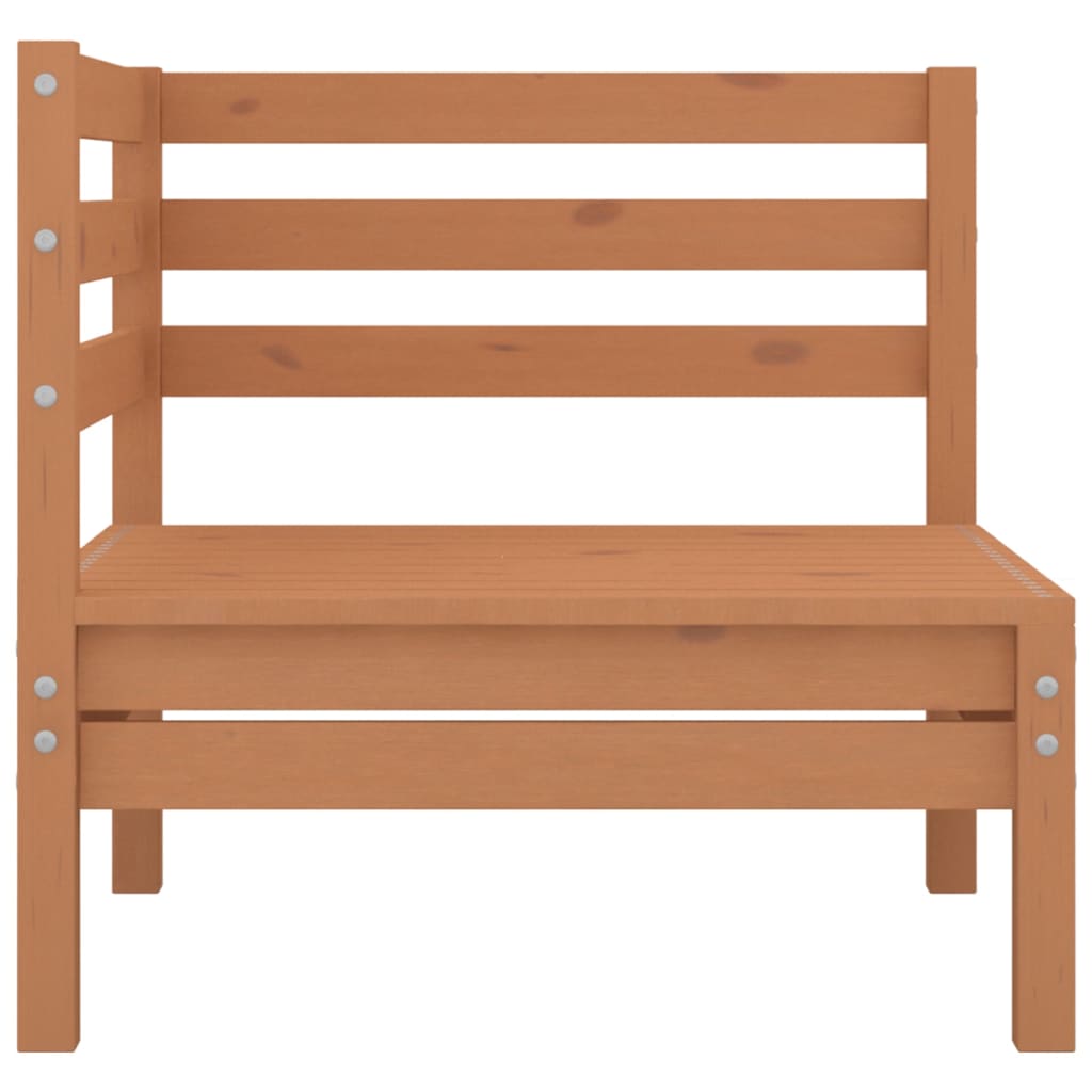 Juego Muebles De Jardín 4 Pzas Madera Maciza Pino Marrón Miel / Vetonek_3