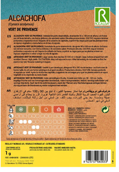 Semillas Alcachofa Vert Provence 1g_1