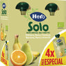 Saco de Fruta 100% Biológico Sabor Banana, Pêra e Laranja 4x100 g - Hero Solo