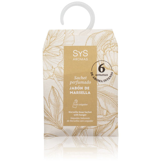 Sachet Perfumado Jabón de Marsella 12 g | Ambientador Para Armarios y Cajones | Aroma Limpio y Clásico_0