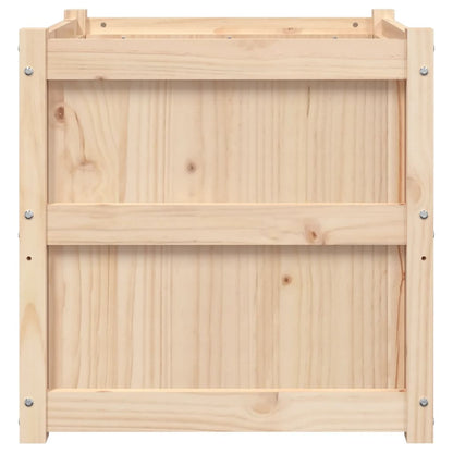 Jardinera De Madera Maciza De Pino 60x60x60 Cm_4