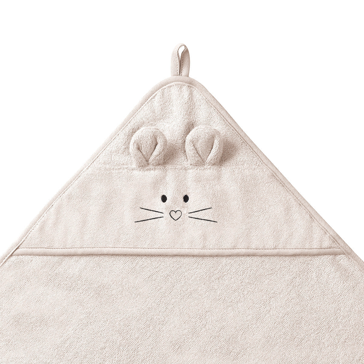 Capa De Baño Bamboo Xl Para Bebés Conejito Beige_3