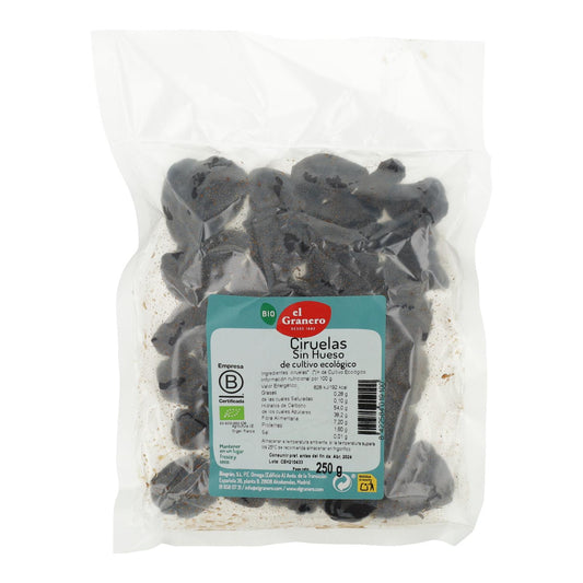 Ameixas Biológicas sem caroço El Granero 250 g