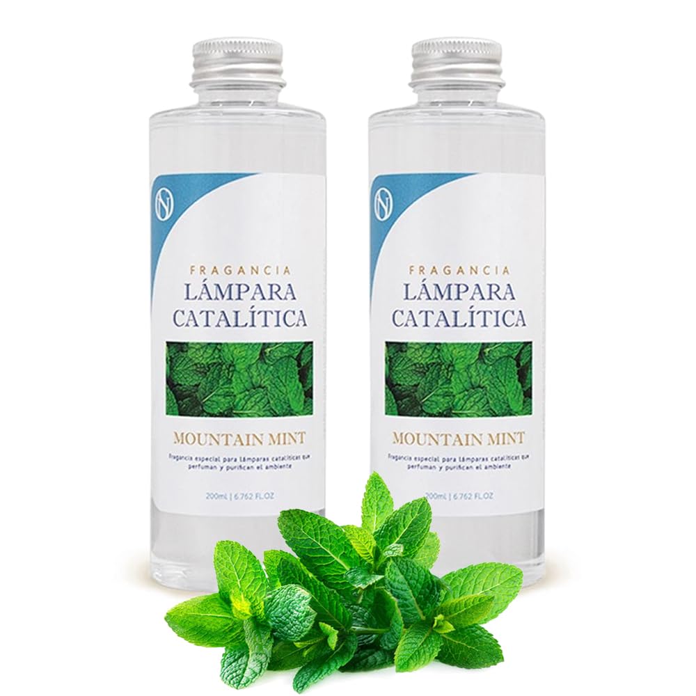 Pack Ahorro 2x Fragancia Para Lámpara Catalítica 500ml: Aroma Mountain Mint - Disfruta De Tu Aroma Favorito Más Tiempo_0