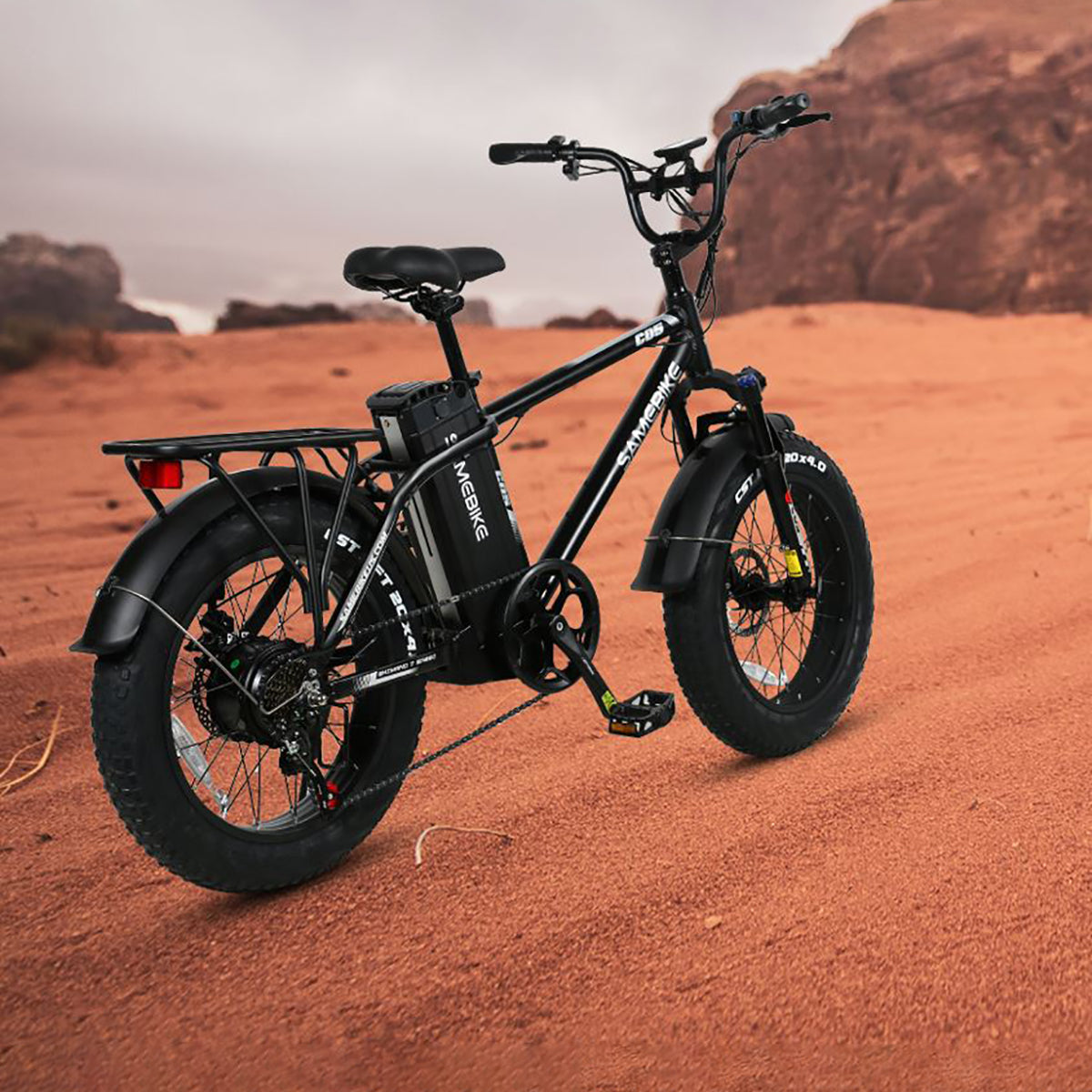 Fat Bike Electrica Samebike Xwc05 750w-48v-13ah (624wh) - Rueda 20x4.0 Color Negro_3