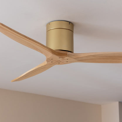 Cecotec Ventilador De Techo Sin Luz Energysilence Aero 5500 Aqua Goldwhitewood Connected_1