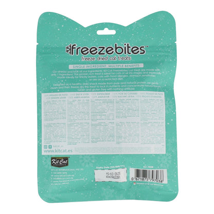Kit Cat FreezeBites - Petisco natural liofilizado para gatos, fígado de pato, 20g
