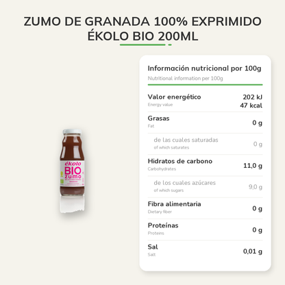Información nutricional