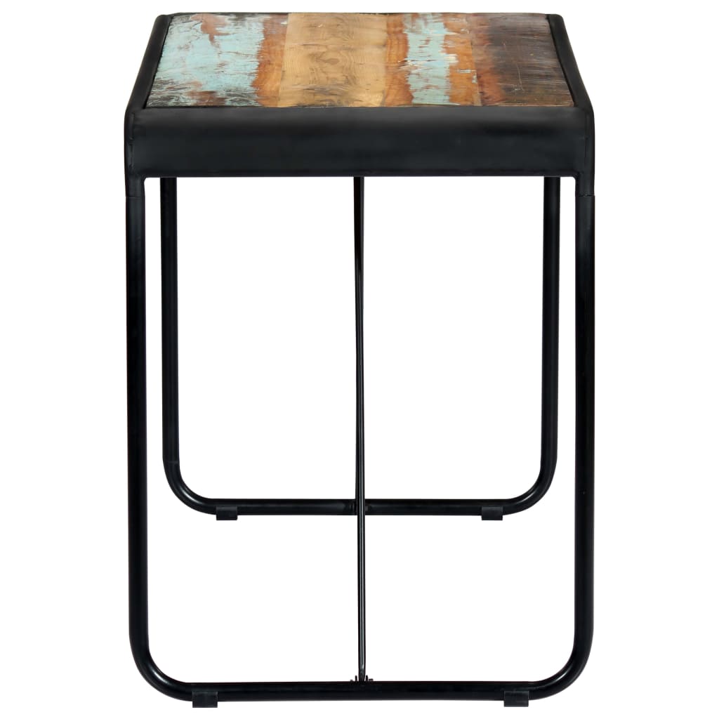Mesa De Comedor De Madera Maciza Reciclada 118x60x76 Cm_1