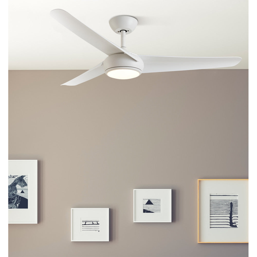 Ventilador Dc Patras 24w Blanco 3 Aspas 6 Velocidades 3 Colores 131,2d 2424lm C/remoto, Memoria Y Temporizador_2