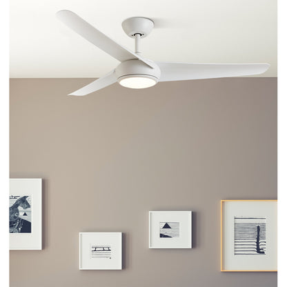 Ventilador Dc Patras 24w Blanco 3 Aspas 6 Velocidades 3 Colores 131,2d 2424lm C/remoto, Memoria Y Temporizador_2