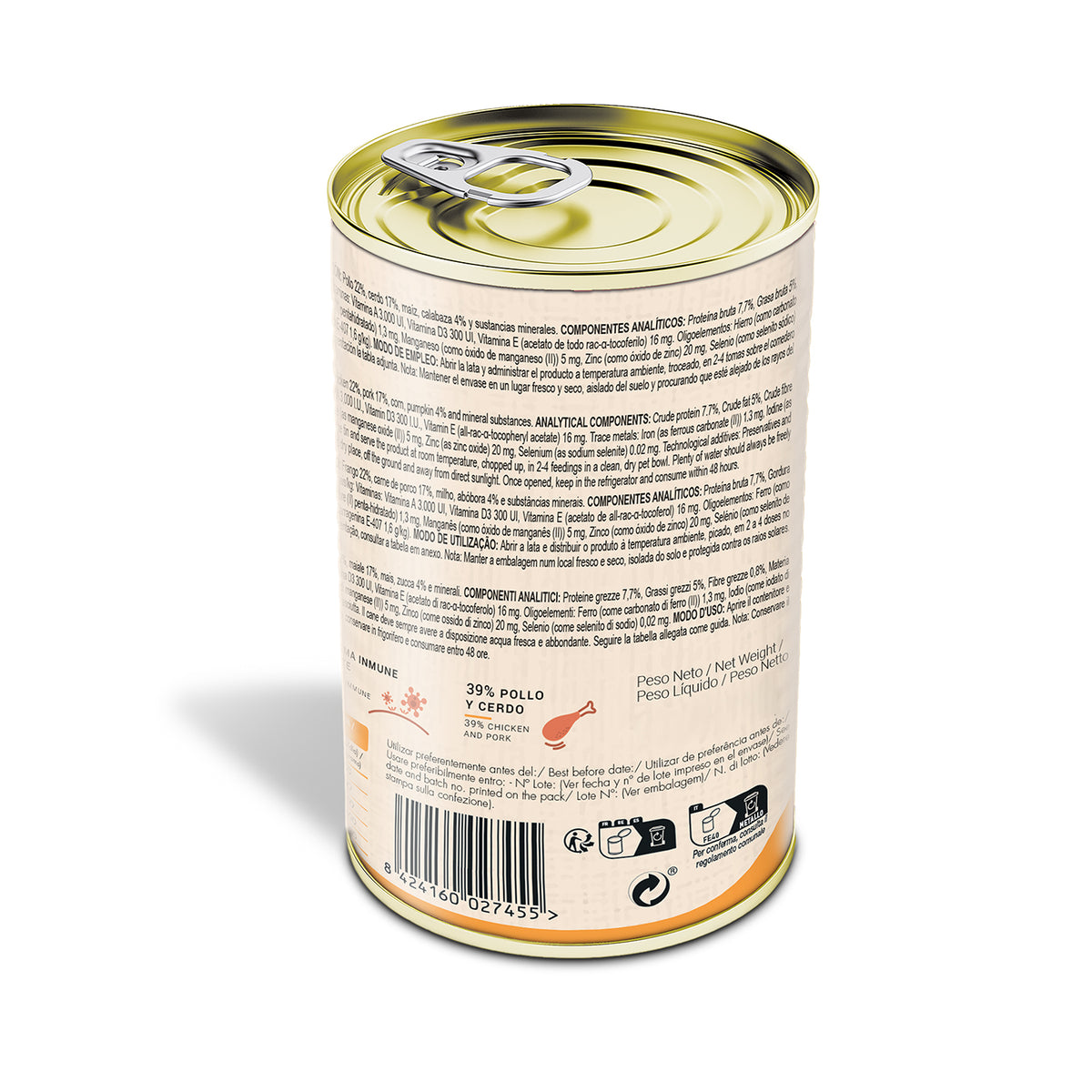 Perrynat Pollo Y Calabaza, 6 Latas X 800gr_1
