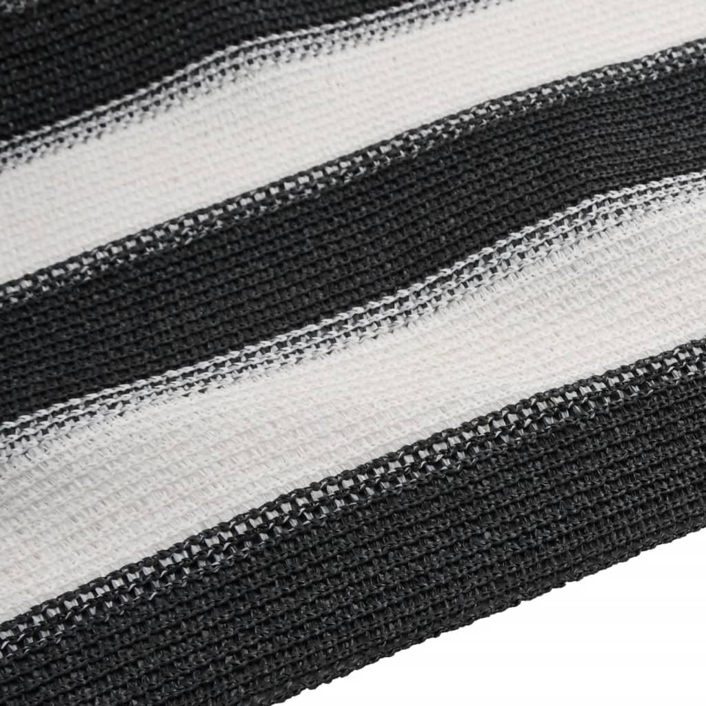 Vidaxl Red De Privacidad Hdpe Gris Antracita Y Blanco 2x50 M 75 G/m²_4